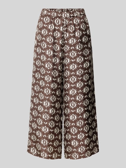 Stoffen broek van pure zijde, model 'TORTONA' Shop The Look MANNEQUINE