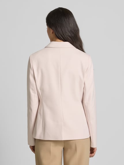 s.Oliver BLACK LABEL Żakiet o kroju slim fit z mieszanki bawełny Różowawy 5