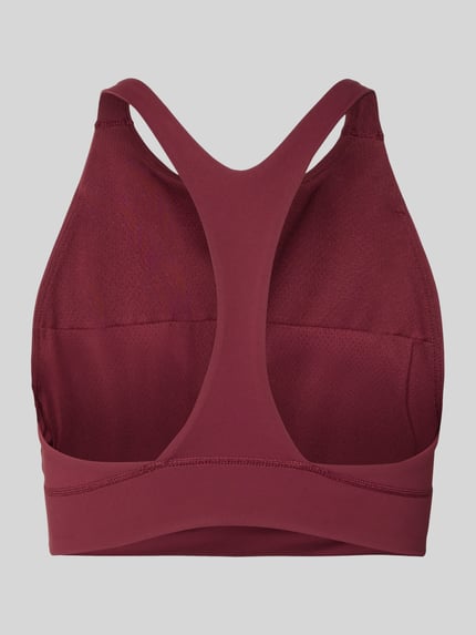 Produktfoto, PUMA x HYROX - Biustonosz z mieszanki materiałów z dodatkiem streczu, dopasowany krój, okrągły dekolt, nadruk z logo, elastyczny pas