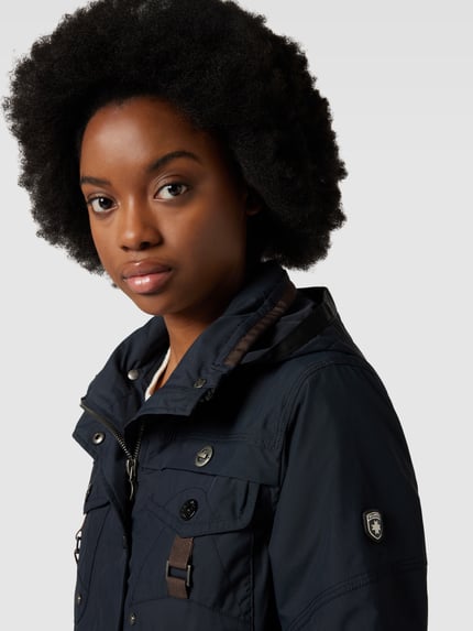 Wellensteyn Shaped Fit Jacke mit Taillengürtel Modell 'CHOCANDY' Marine 3