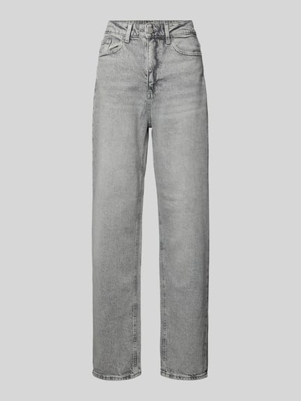 VILA Straight fit jeans in 5-pocketmodel, model 'VIKELLY' Lichtgroen - 2