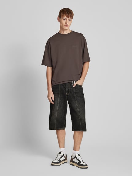 REVIEW Superbaggy Fit Jeans Shorts im 5-Pocket-Design - Jorts Black 1