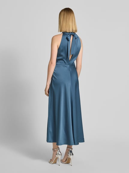 Samsøe Samsøe Midikleid mit Cut Out am Rücken Bleu 5