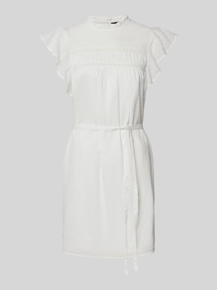 VERO MODA Freizeitkleid aus reiner Baumwolle Modell 'TRINE' Weiss 2