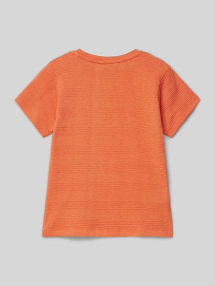 Mayoral T-shirt z naszywką z logo Pomarańczowy 3