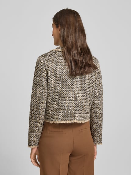 Betty Barclay Regular fit blazer in rotanlook, model 'NOI' Zwart - 5