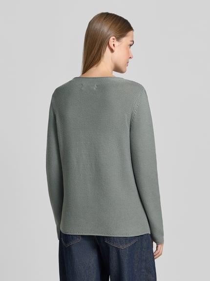Marc O'Polo sweter z czystej bawełny o kroju regular fit Morski 5