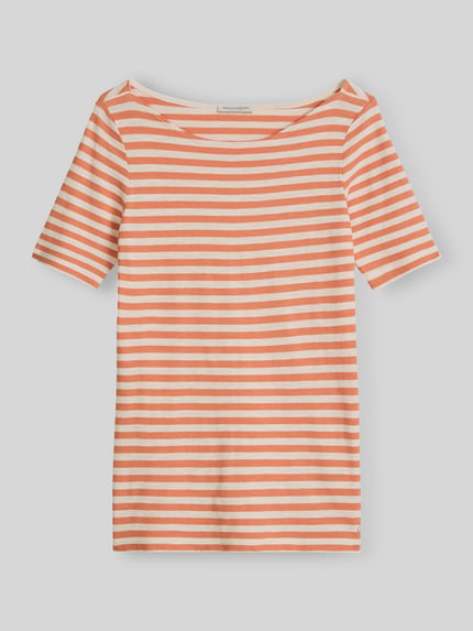 Marc O'Polo regular fit T-shirt van puur katoen Oranje - 2