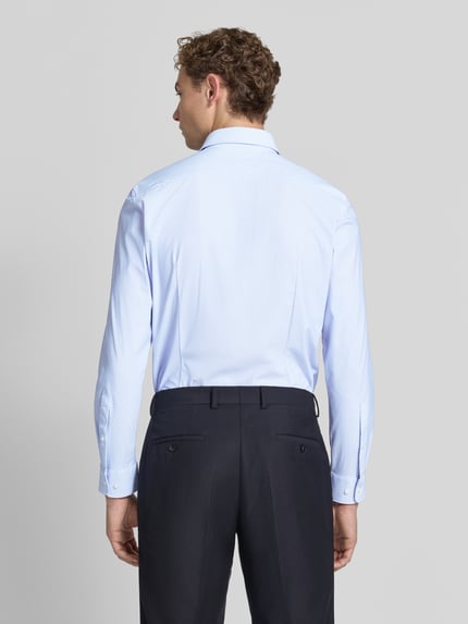 Jake*s Slim Fit Business-Hemd mit Kentkragen Bleu 5