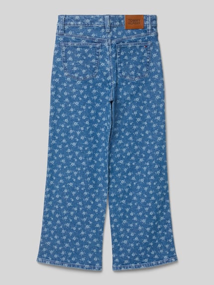 Tommy Hilfiger Teens Wide Leg Jeans aus Baumwoll-Mix Blau 3