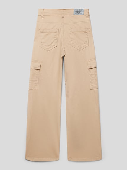 Blue Effect Stoffhose mit aufgesetzten Taschen Beige 3