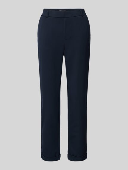VERO MODA Loose Fit Stoffhose mit angedeutetem Eingriff Modell 'MAYA' Marine 2
