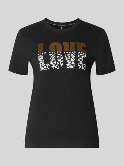 ONLY Regular Fit T-Shirt aus reiner Baumwolle Modell 'KITA' Black 2