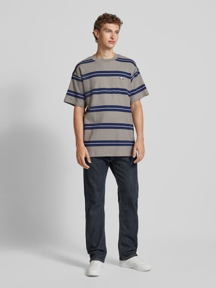 ellesse T-Shirt mit Label-Patch Modell 'COVANA' Mittelgrau 1