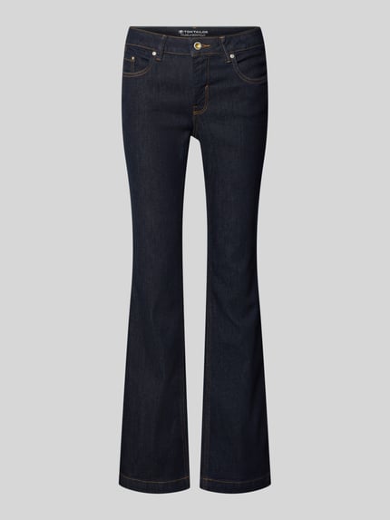 Tom Tailor Jeansy bootcut z Mieszanka bawełny Ciemnoniebieski 2