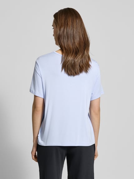 Calvin Klein Underwear T-shirt z okrągłym dekoltem model 'ULTRA SOFT’ Jasnoniebieski 5