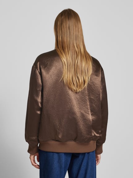 MM by Max Mara Blouson mit Stehkragen Modell 'IMELDE' Hellbraun 5