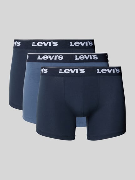 Levi's® Trunks mit Label-Bund im 3er-Pack Dunkelblau 1