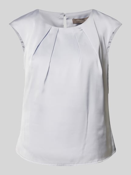 Christian Berg Woman Selection Blouseshirt met platte plooien Lichtblauw - 2