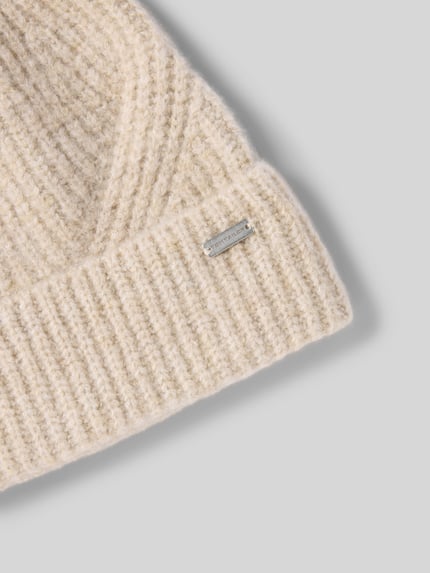 Tom Tailor Beanie mit Baumwoll-Anteil Beige 2