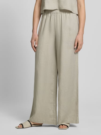 Style Icon Collection Leinenhose mit elastischem Bund curated by Anna Schürrle Sand 4
