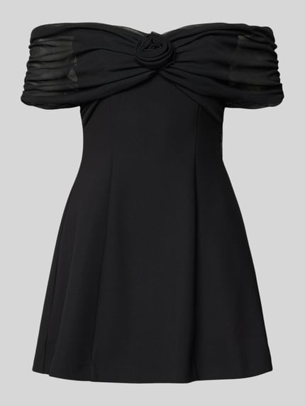 Forever New Sukienka koktajlowa z dekoltem carmen model ‘Josie’ Czarny 2