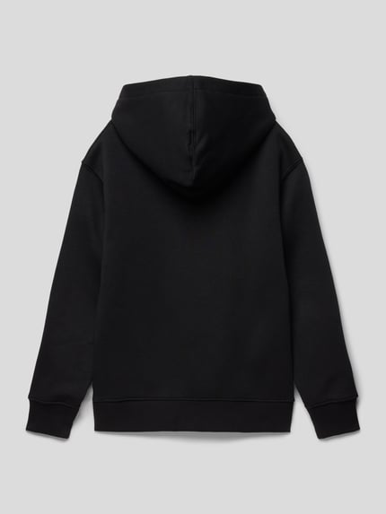 JACK & JONES Bluza z kapturem z nadrukiem z logo Czarny 3