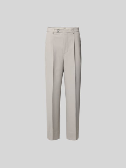 Bundfaltenhose mit Schurwoll-Anteil Shop The Look MANNEQUINE