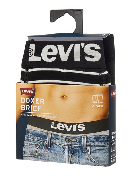 Levi's® Trunks mit Stretch-Anteil im 2er-Pack  Black 2