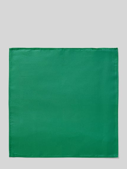 Produktfoto, Fein strukturiertes Einstecktuch aus Seide von Monti, groen, zijde, vierkant, 27x28 cm, herenaccessoire