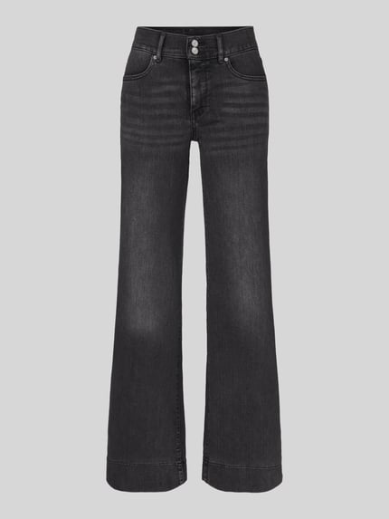 Levi's® 300 Jeansy Wide & krój loose fit z mieszanki bawełny model '318®' Grafitowy 2