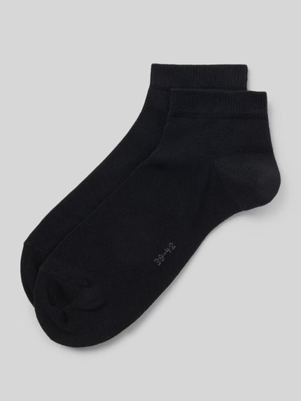 FALKE Sokken met stretch, model 'Happy' Zwart - 1