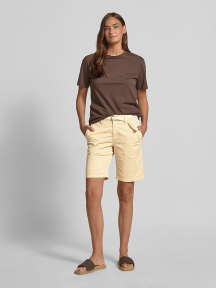 s.Oliver RED LABEL Regular Fit Bermudas aus Baumwoll-Mix Sand 1