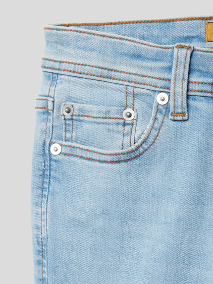 JACK & JONES Regular fit jeans met labelpatch, model 'CLARK' Lichtblauw - 2