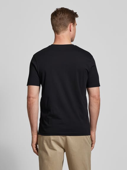 HECHTER PARIS T-Shirt-Set mit Logo-Stitching Black 5