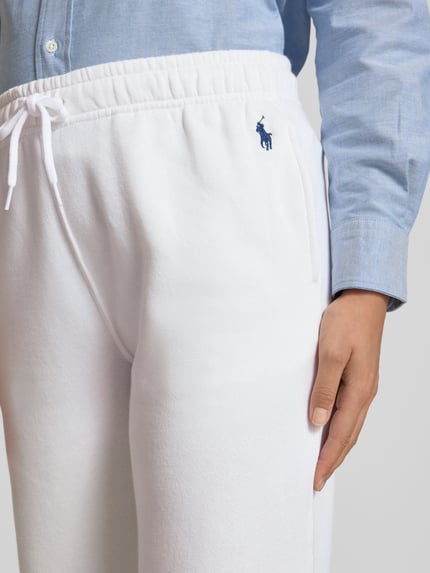 Polo Ralph Lauren Sweatpants mit elastischem Bund Weiss 3