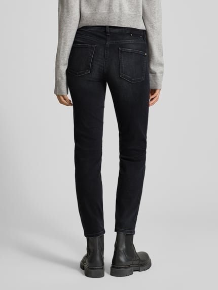 CAMBIO Slim Fit Jeans im 5-Pocket-Design Modell 'PIPER' Anthrazit 5