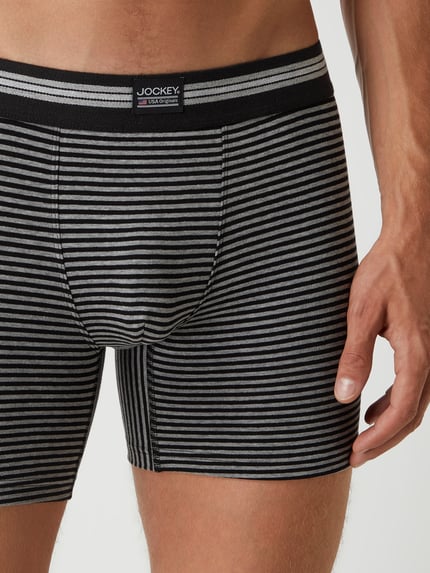 Jockey Trunks mit Label-Patch im 3er-Pack Rot 2