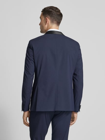 MCNEAL Slim Fit Smoking-Sakko mit Reverskragen Marine 5