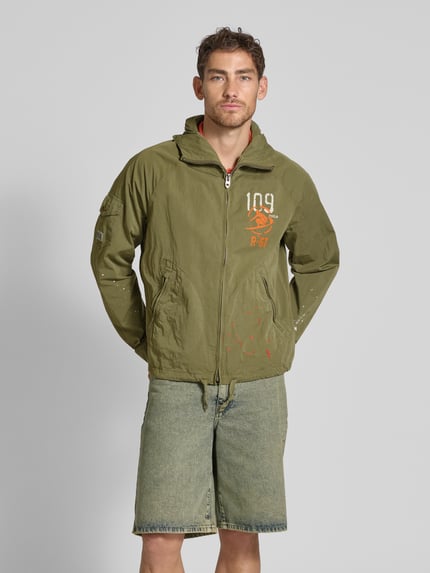 Polo Ralph Lauren Wiatrówka z kieszeniami zapinanymi na zamek błyskawiczny Khaki 4