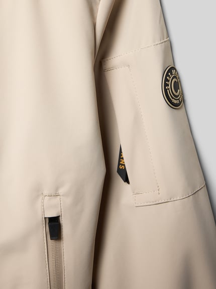 Productfoto, Regular Fit Jacke mit Stehkragen Modell 'Barnsley' van CARS JEANS, beige, elastische materiaalmix, logodetail, ritszak, kindermaten