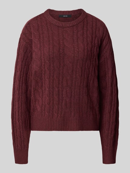 VERO MODA Pullover Modell 'VMSEQUOIA' Dunkelrot 2