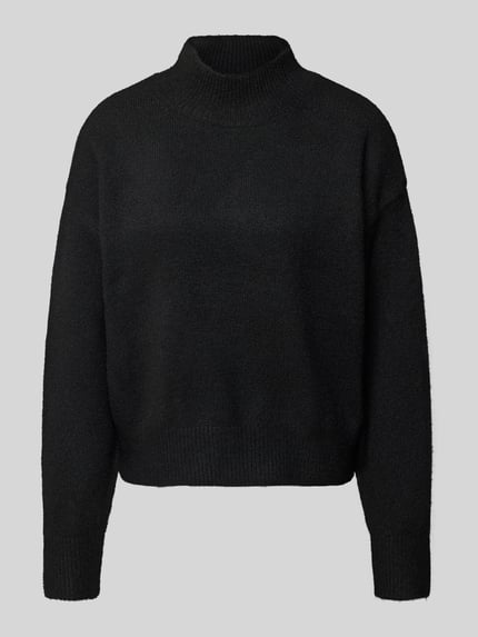 Col-pullover met wol en ronde hals Shop The Look MANNEQUINE