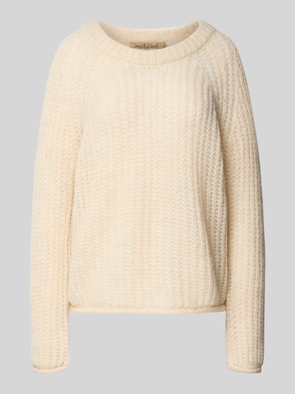 Relaxed Fit Strickpullover mit Mohair-Anteil Shop The Look MANNEQUINE