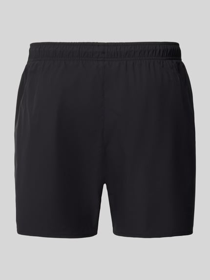 Emporio Armani Straight Fit Badeshorts mit Logo-Detail Black 3