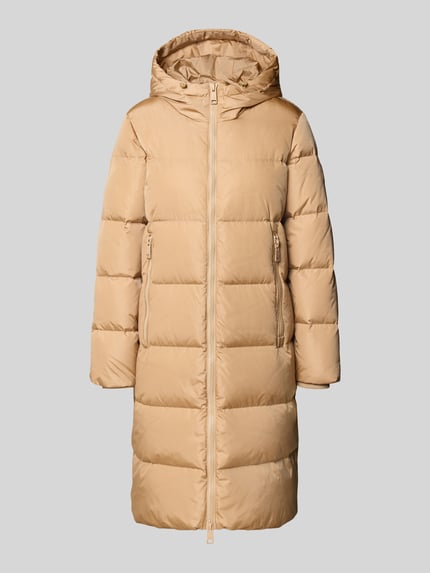 Armani Exchange Regular Fit Daunenmantel mit Zweiwege-Reißverschluss Camel 2