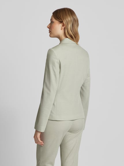 Christian Berg Woman Selection Blazer met strookzakken Lindegroen - 5