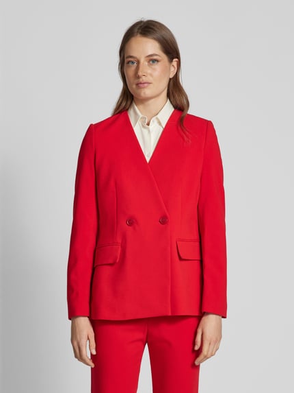 Christian Berg Woman Selection Żakiet z dekoltem w serek Czerwony 4