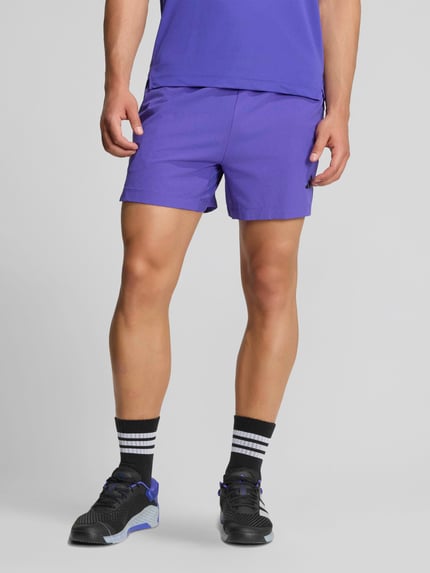 adidas Training Regular Fit Sportshorts mit Logo-Print Lila 2