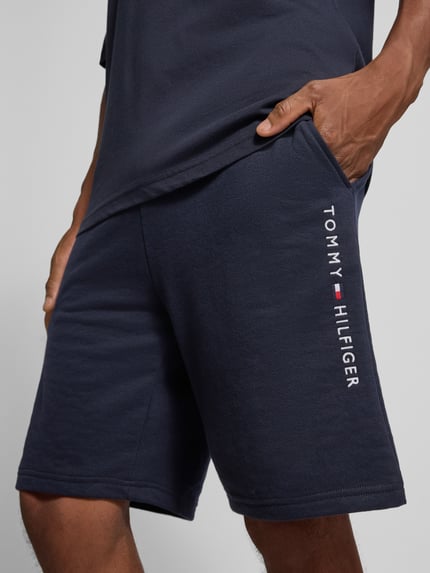 Tommy Hilfiger Regular Fit Bermudas aus Baumwoll-Mix Marine 3